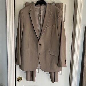 Men's Tan Suit